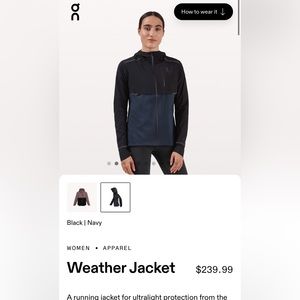 On Weather coat